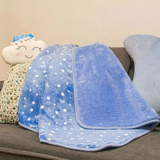 Cobertor bombón chiko con borrega