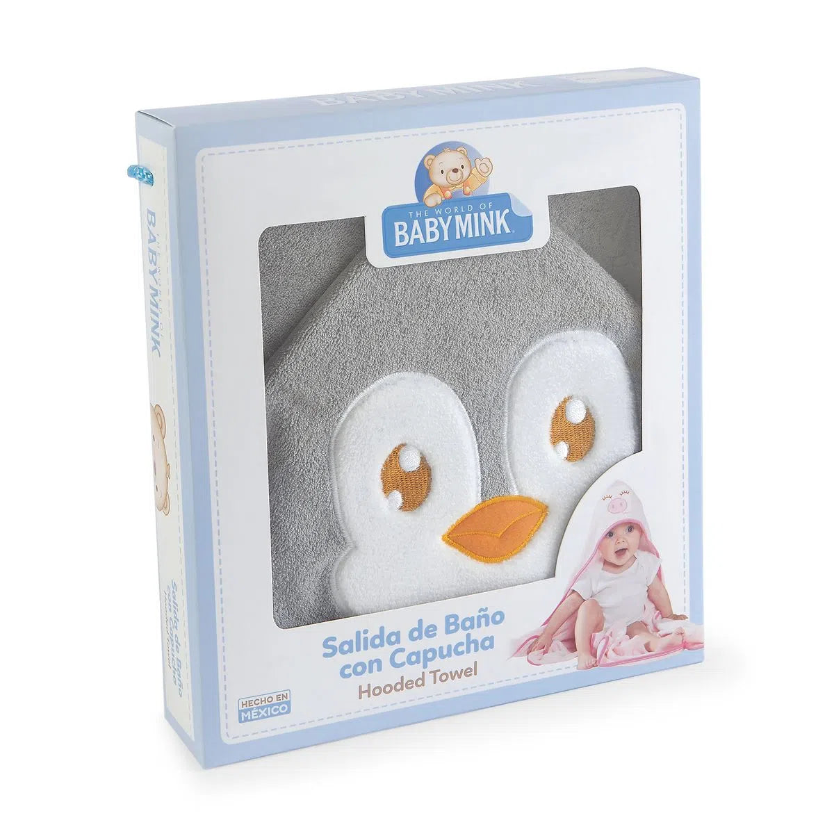 Salida de baño con capucha animales #201
