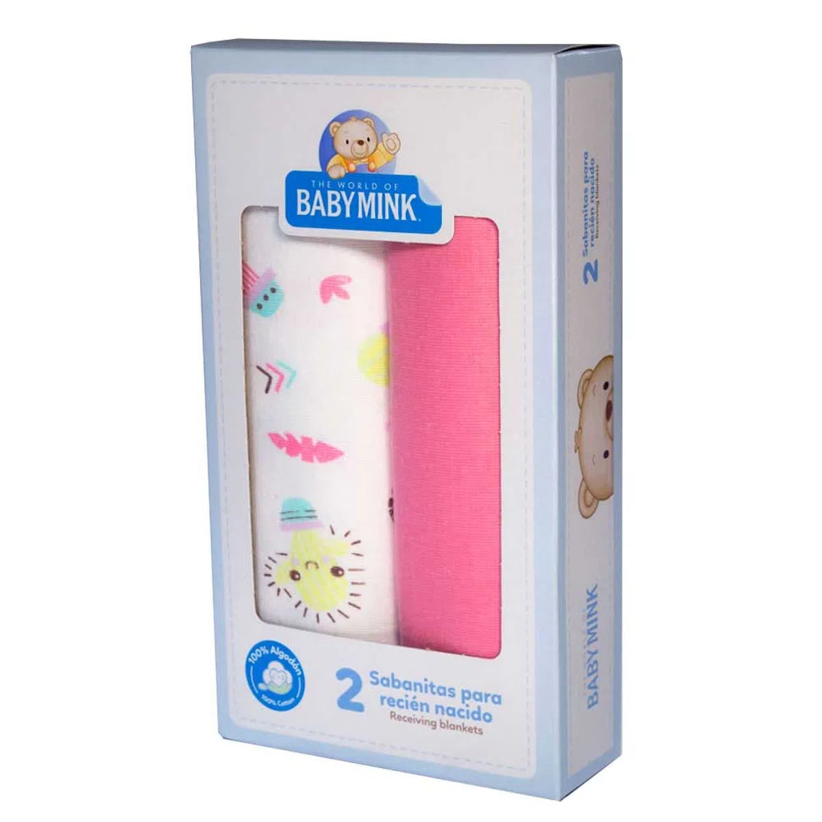 Sábanas recién nacido extra suaves 2 piezas #080 Baby Mink