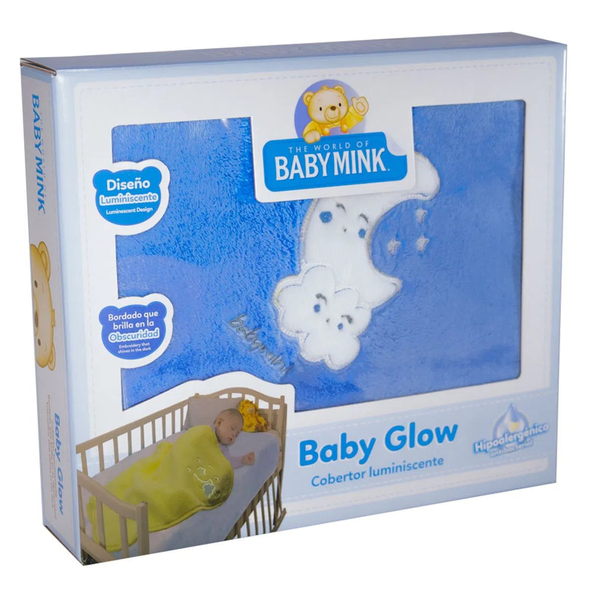 Cobertor baby glow baby mink