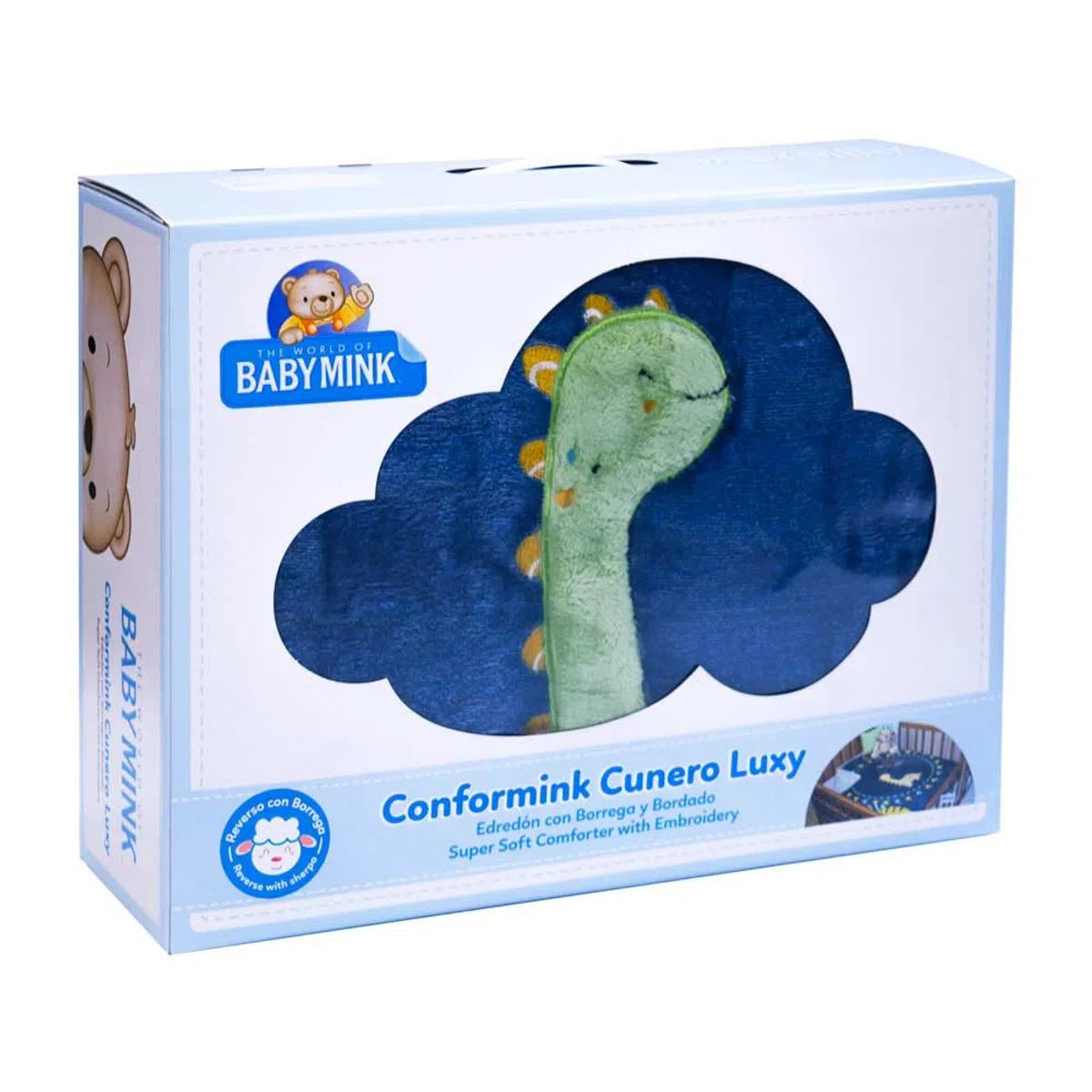 Edredón cunero luxy con borrega #06458