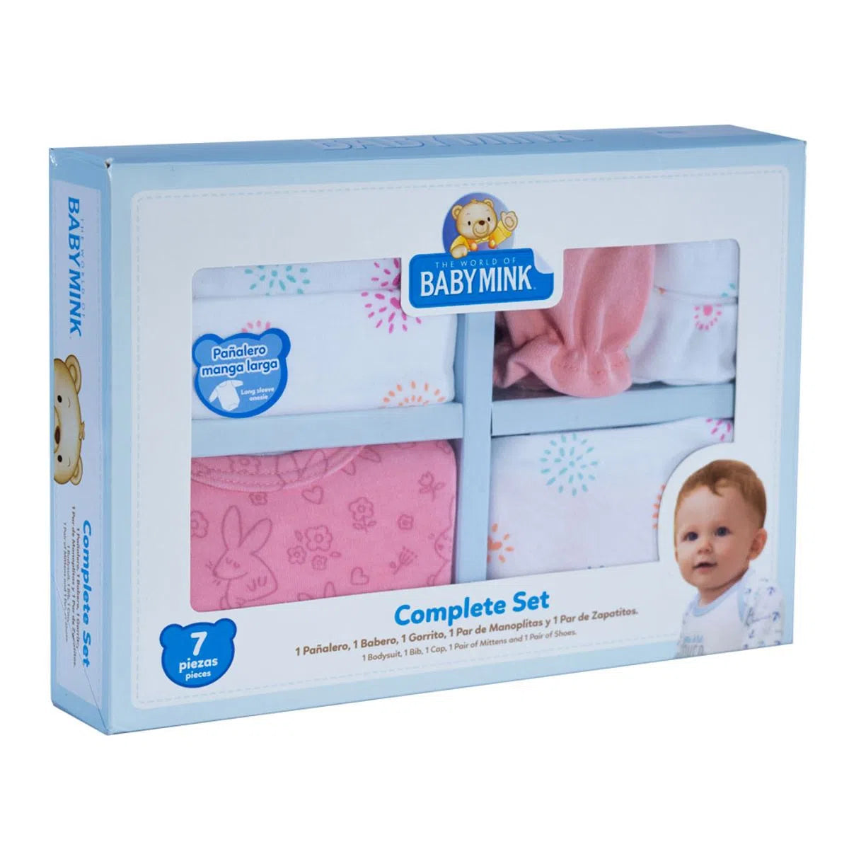 Set completo recién nacido 7 piezas Baby Mink