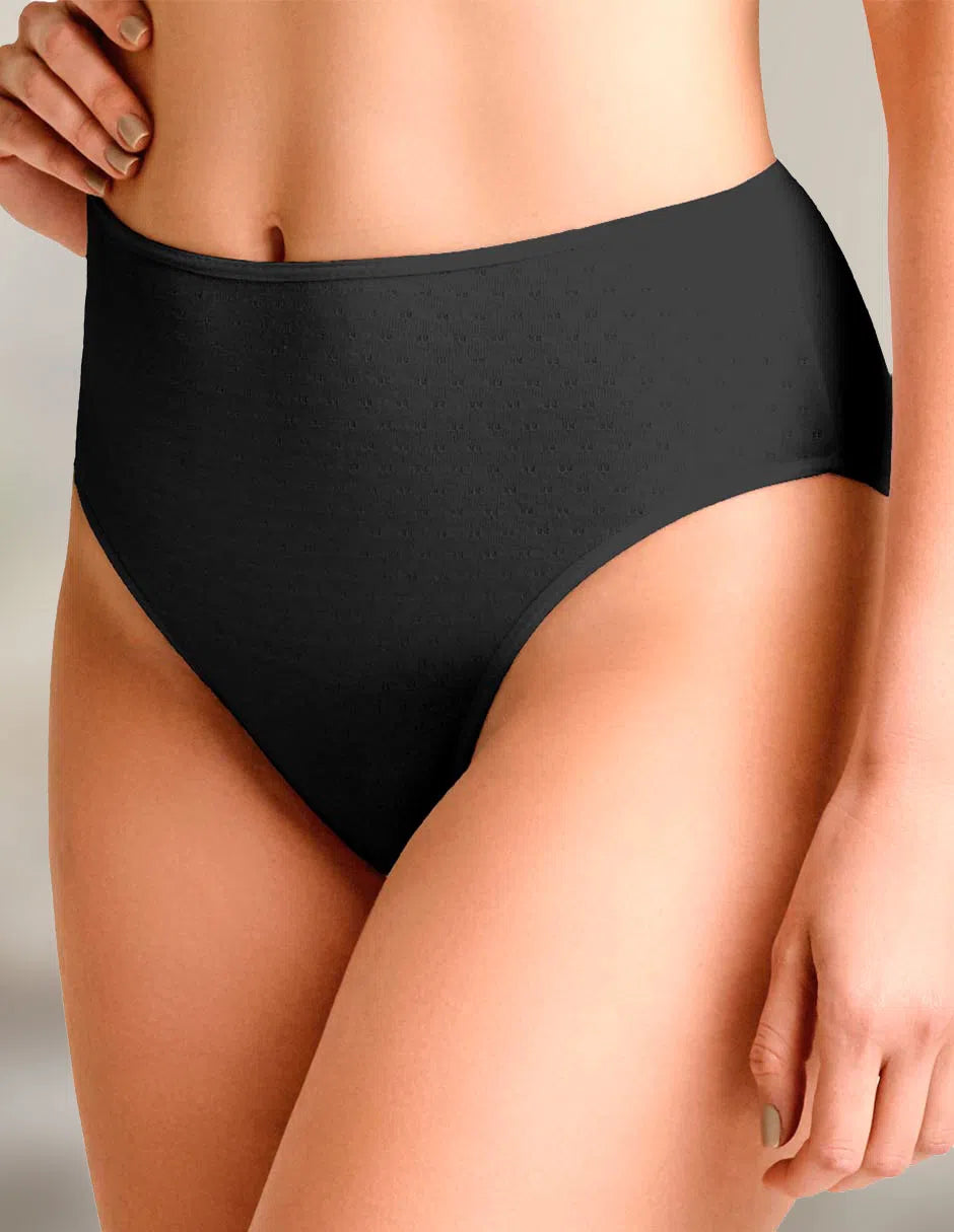 Pantaleta corte francés con algodón piqué #560