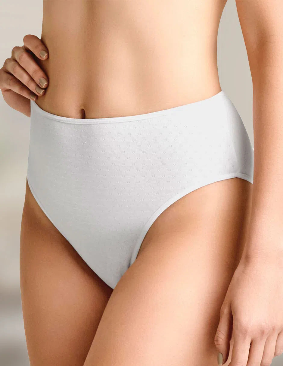 Pantaleta corte francés con algodón piqué #560