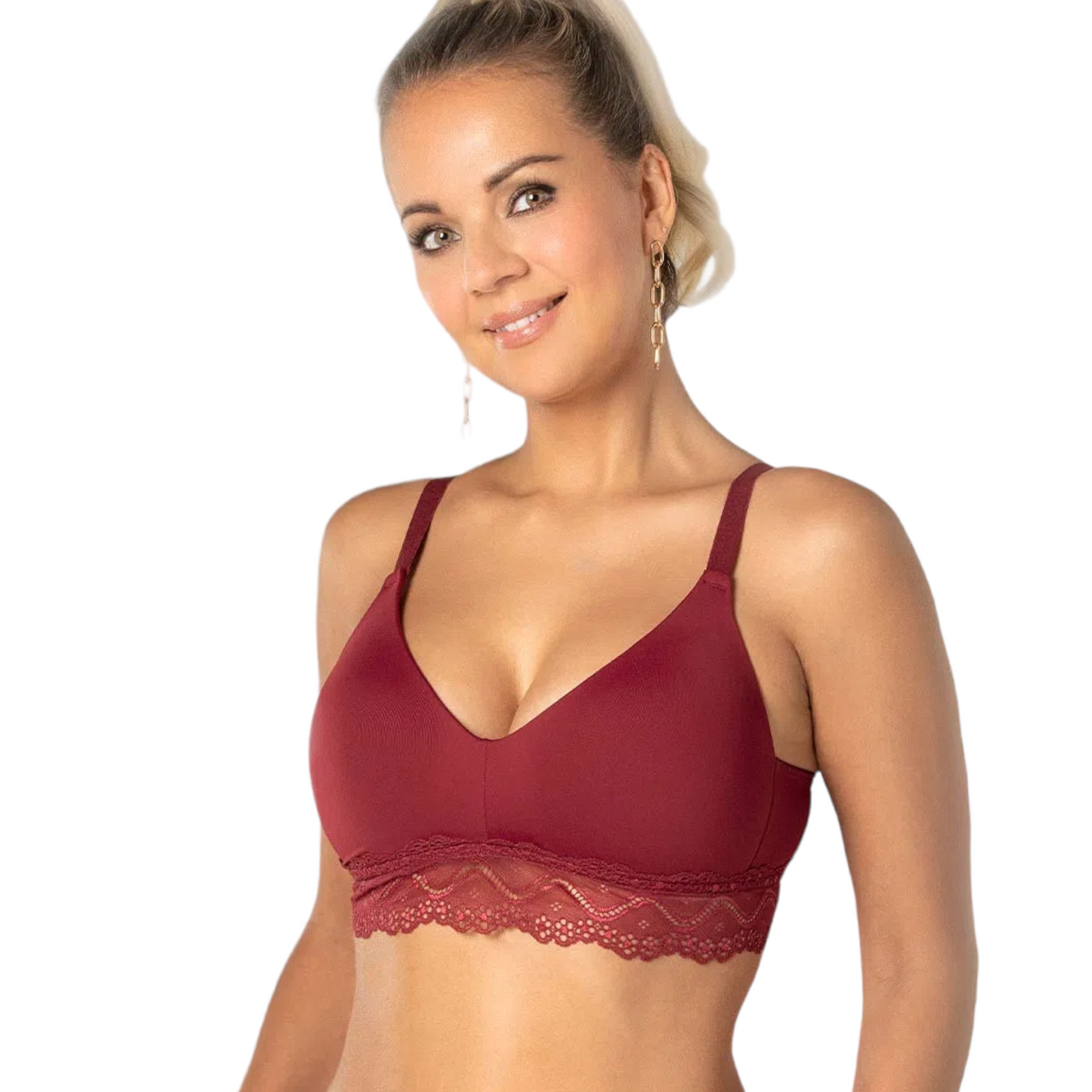 Brasier sin varillas con encaje #7875