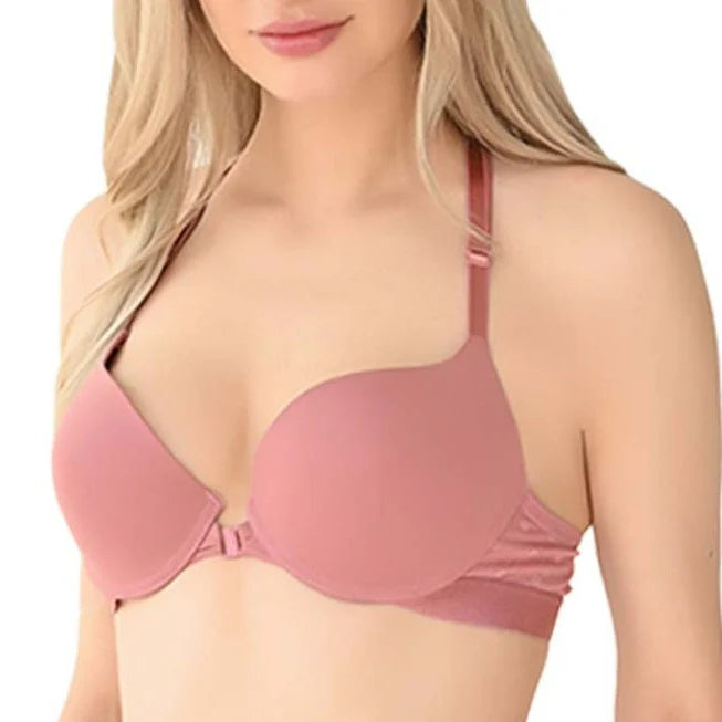 Coordinado con encaje en espalda rosa dama #24407-74407 Carnival
