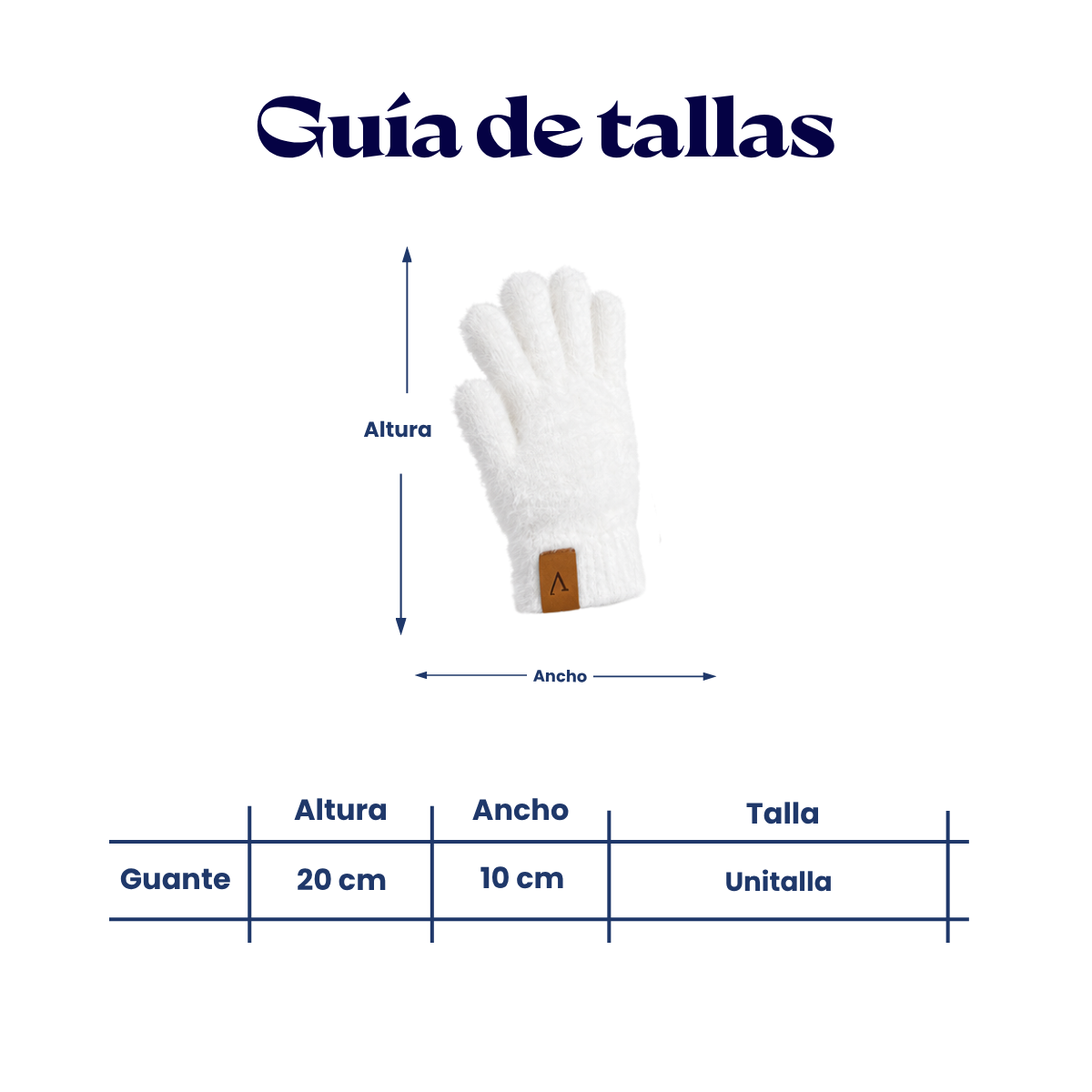 Guante afelpado surtido dama Valiz paquete de 6