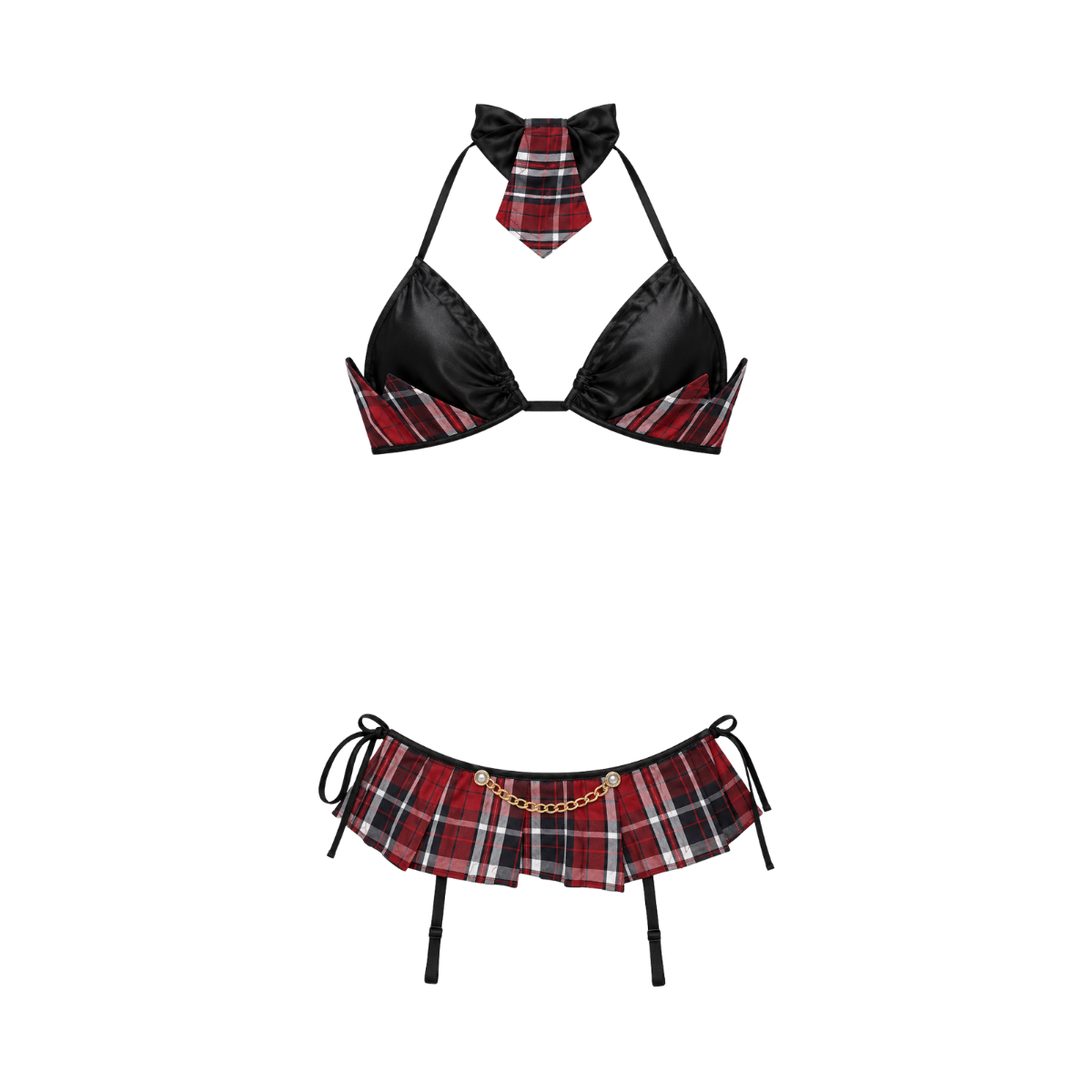 Baby doll disfraz colegiala mini unitalla