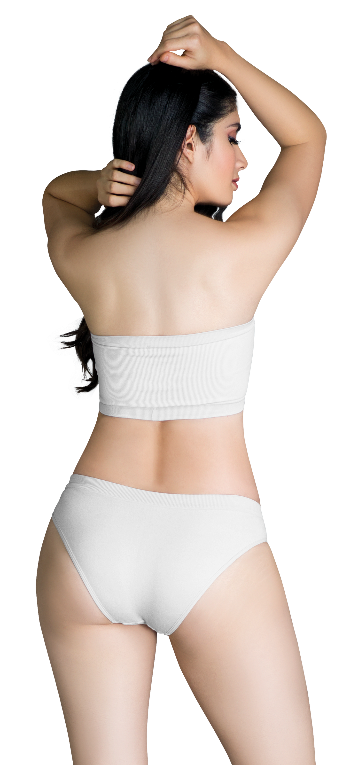 Bikini cachetero de microfibra liso colores unitalla dama