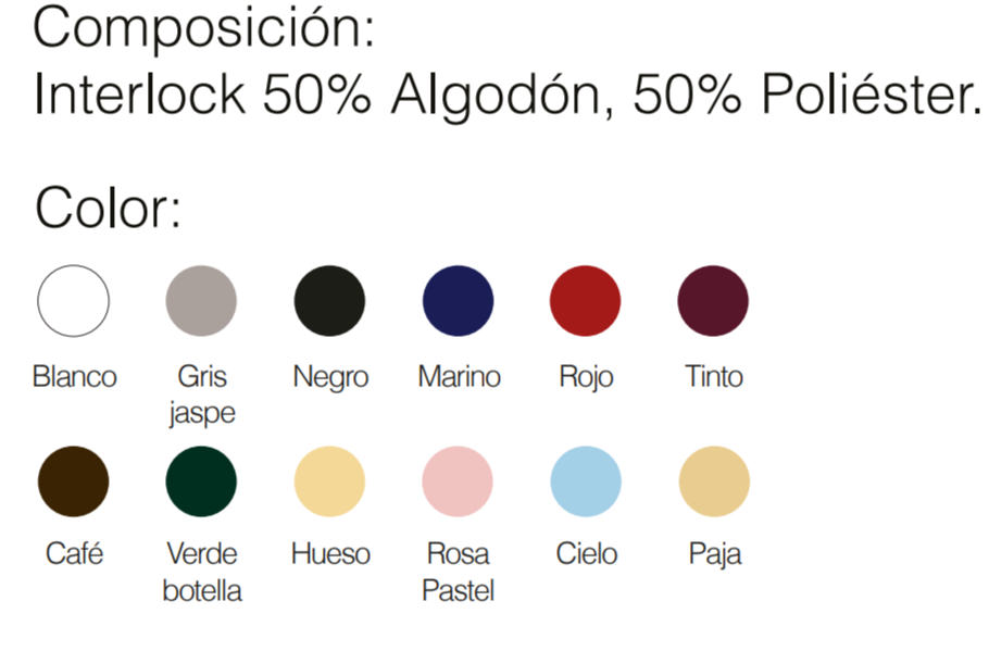 Playera cuello redondo manga corta varios colores caballero Ramoncito