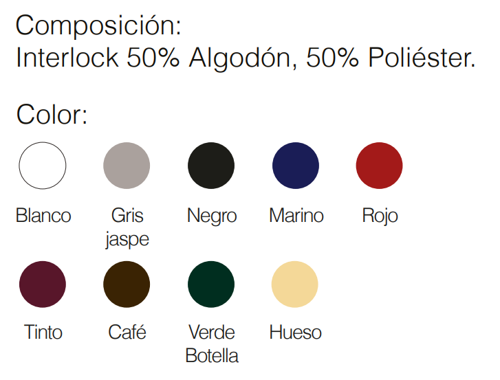 Playera cuello V manga corta varios colores caballero Ramoncito
