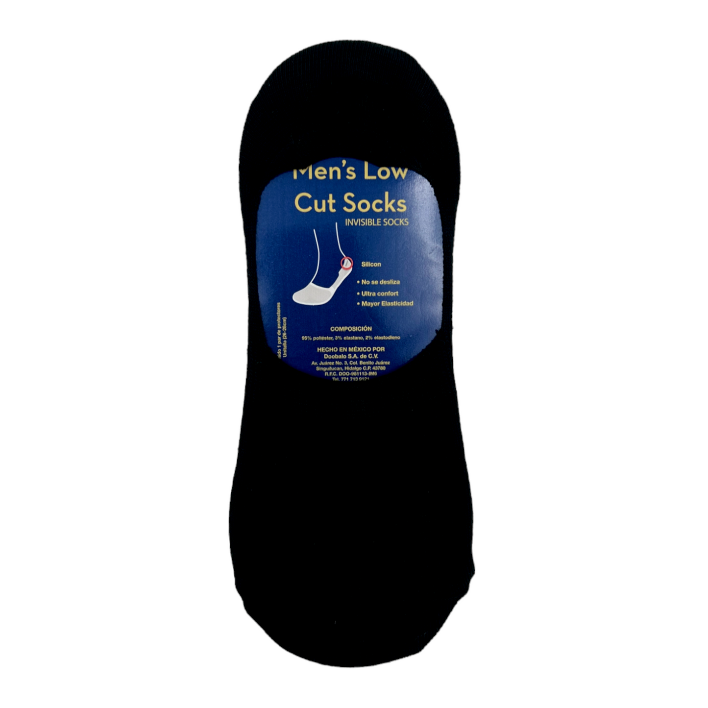 Protectopie de algodón liso unitalla caballero Doobalo paquete de 6