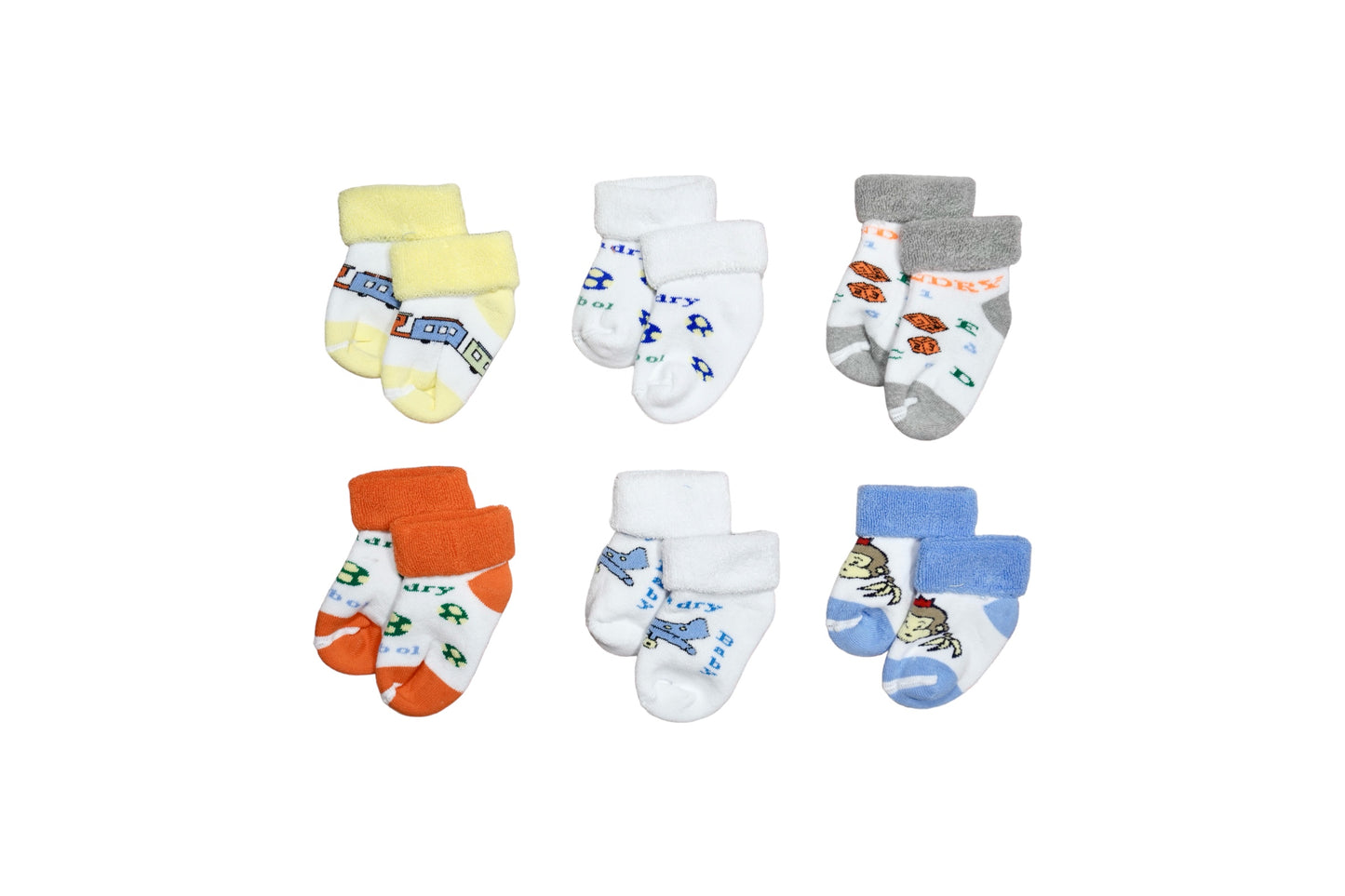 Tin sin elástico bebé jandry paquete de 6