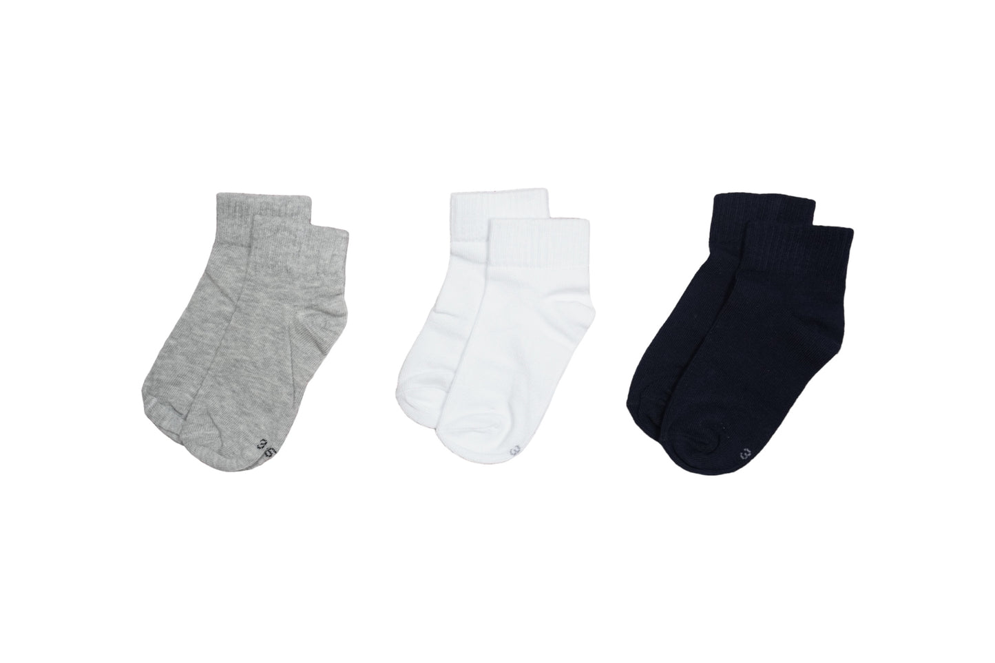 Tin largo liso infantil unisex felpa completa Koos paquete de 6