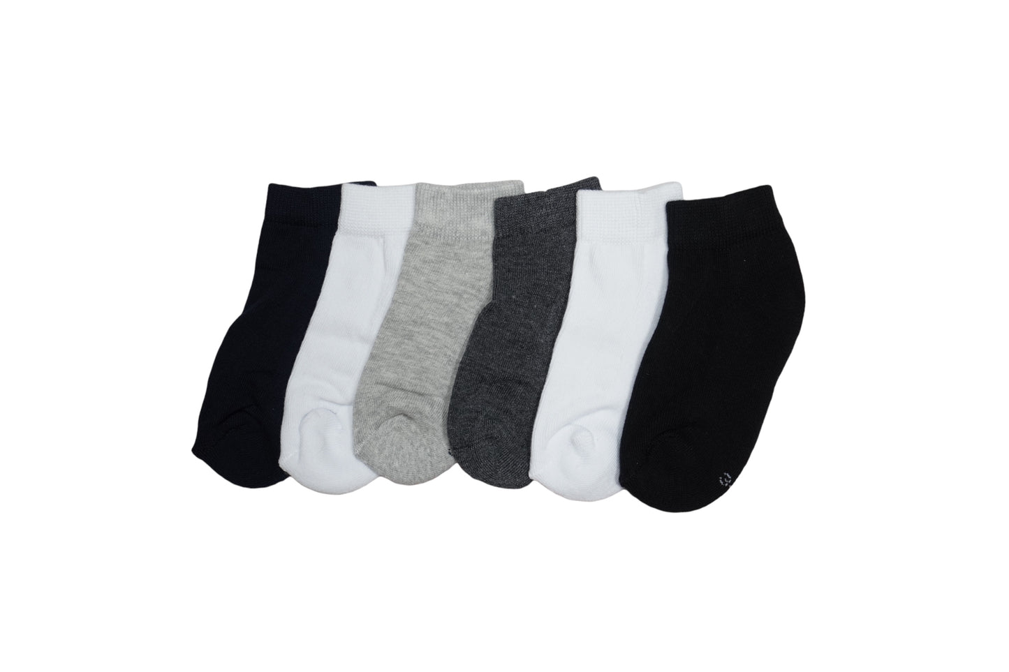 Tin corto liso infantil unisex Koos paquete de 6