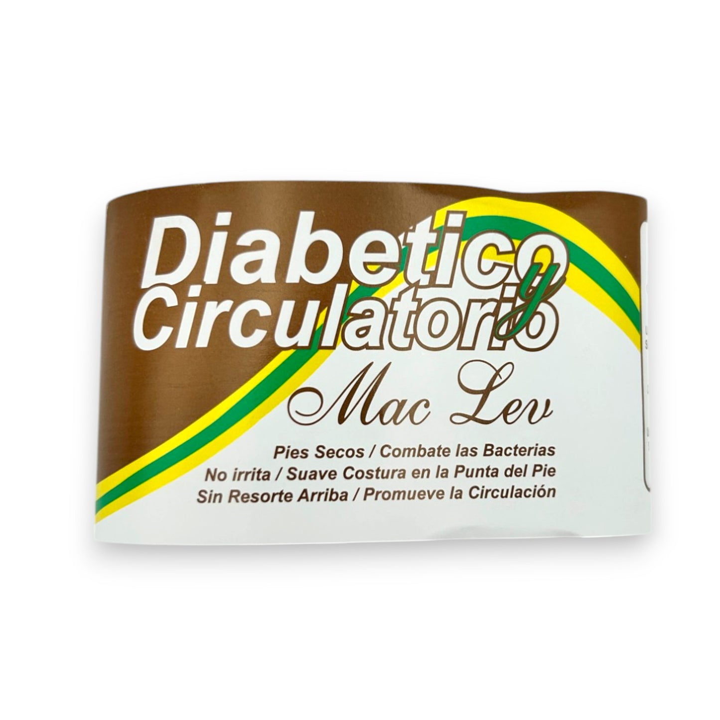 Calcetines para diabético unitalla caballero Mac lev paquete de 6