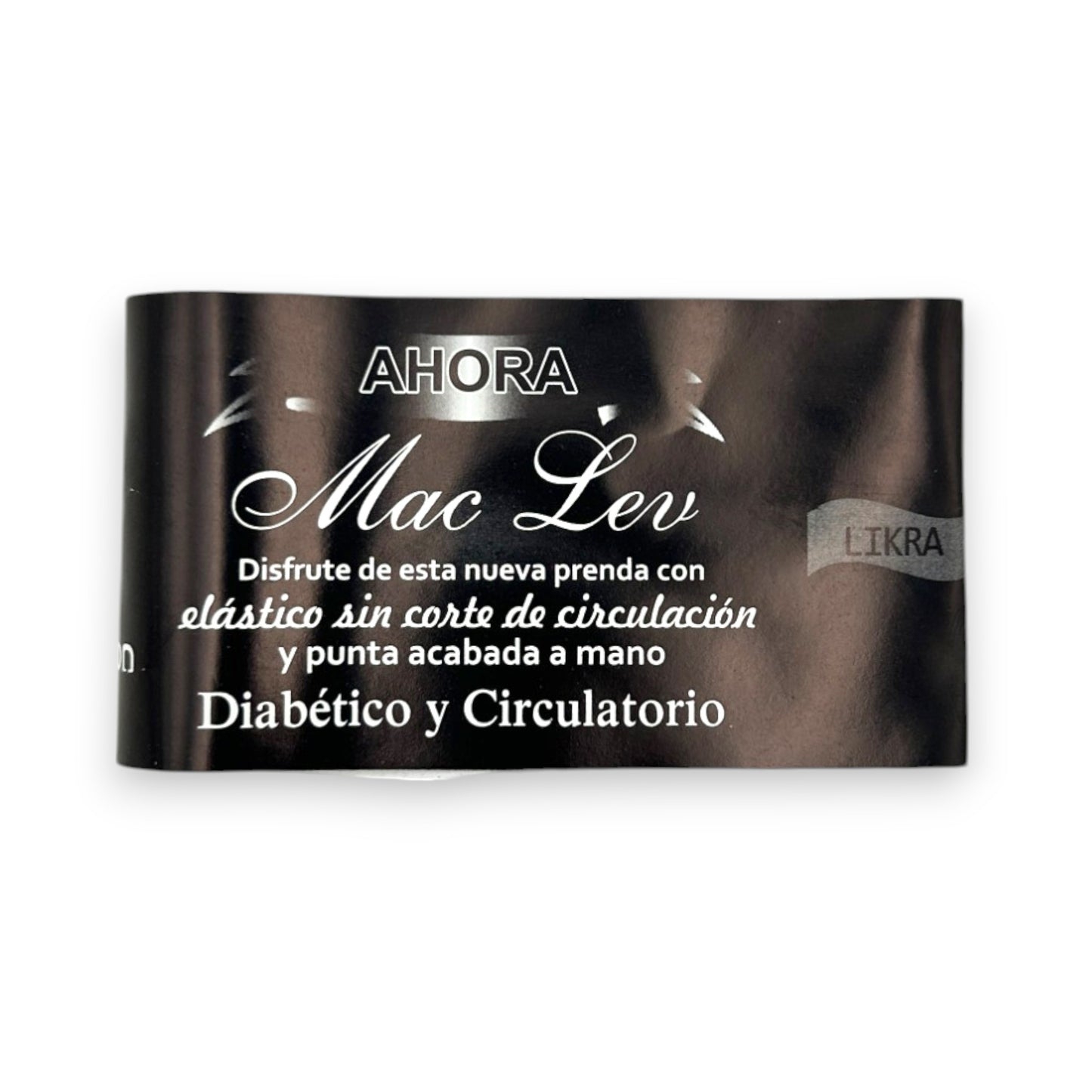 Calcetines circulatorios para diabetico unitalla caballero Mac lev paquete de 6