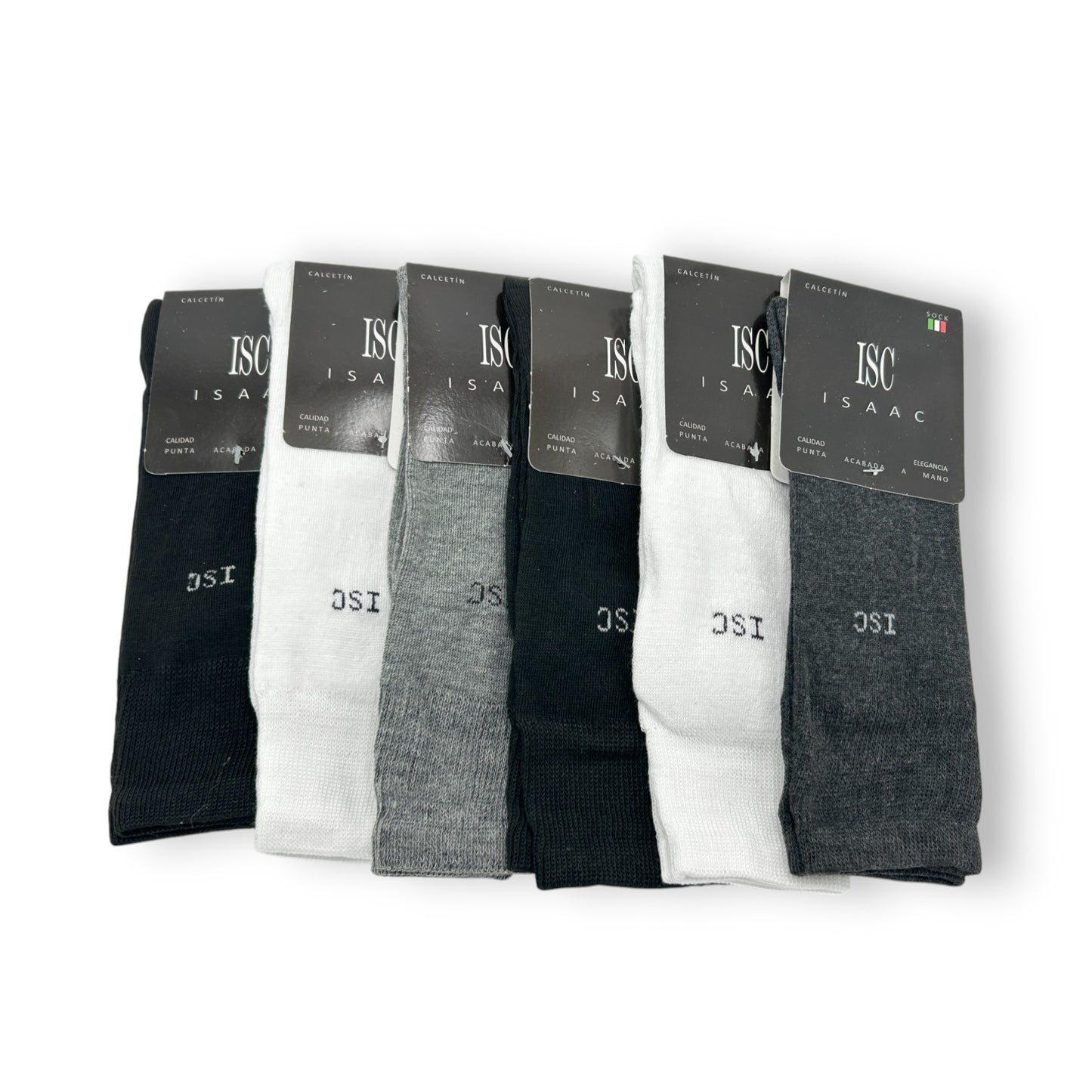 Calcetines para diabético de algodón unitalla caballero Isaac paquete de 6