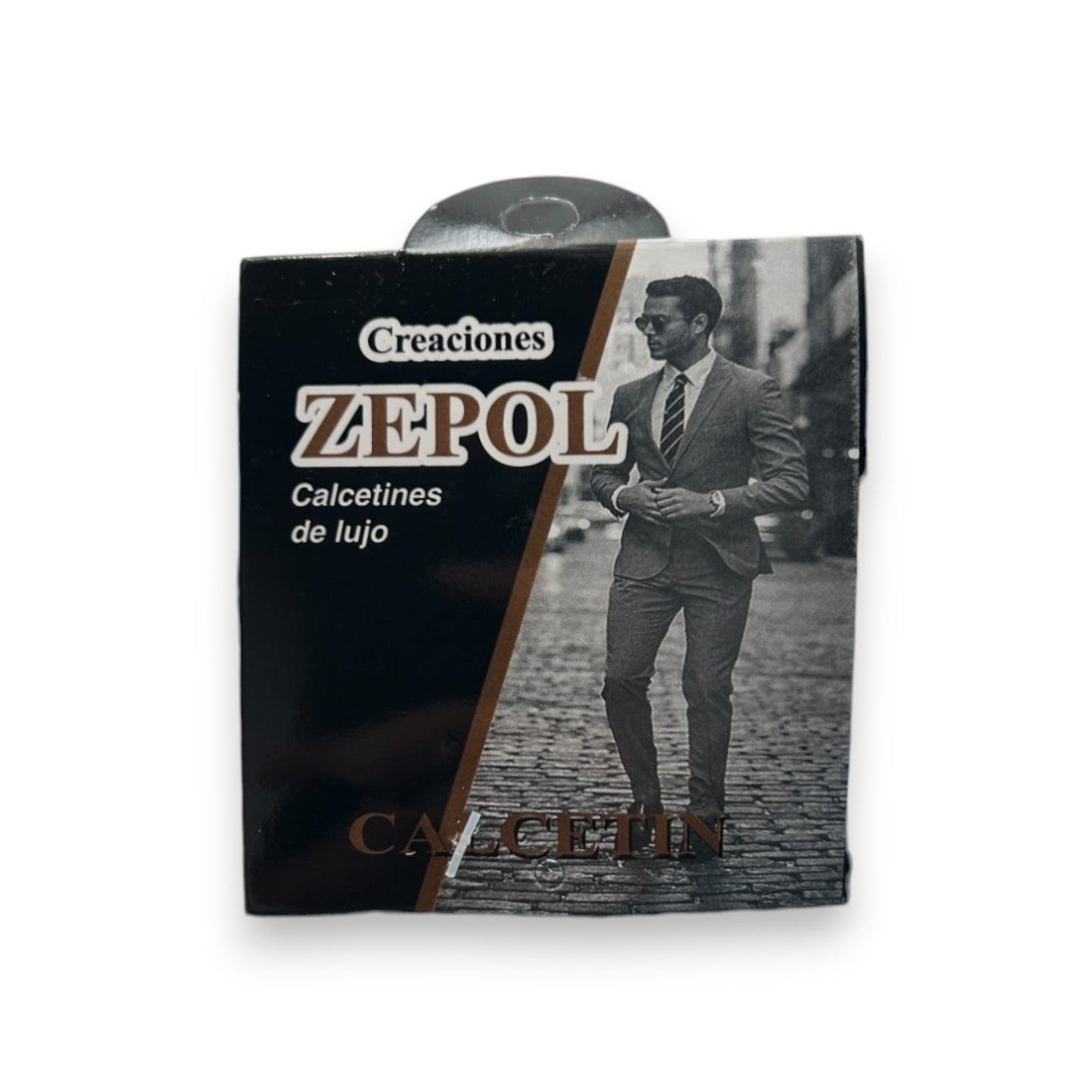 Calcetines de algodón unitalla caballero Zepol fantasía paquete de 12