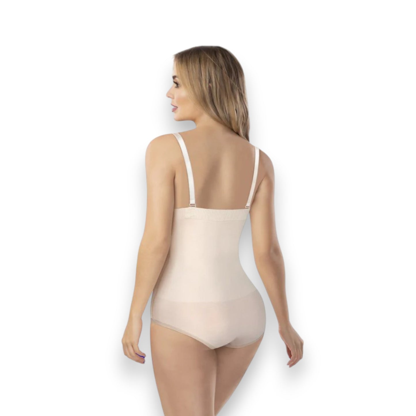 Faja colombiana Body strapless con broches perineal senos libres #114 Romanza