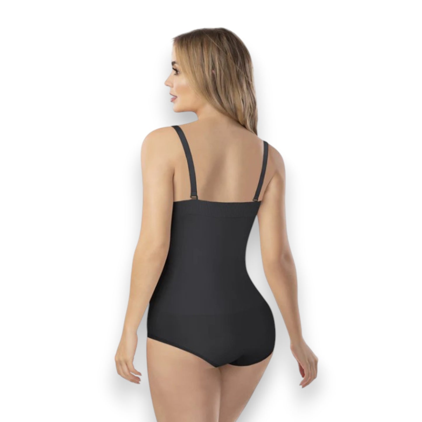 Faja colombiana Body strapless con broches perineal senos libres #114 Romanza