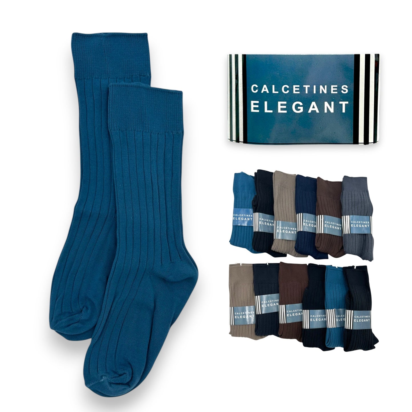 Calcetines de nylon surtidos infantil Elegant paquete de 12