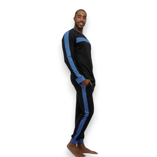 Pijama suave manga larga set 2 piezas caballero #100121 Luk