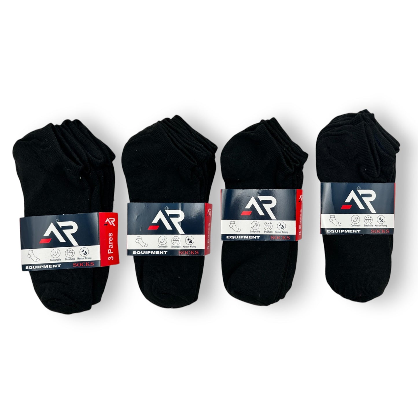 Tin corto de algodón liso unitalla unisex AR paquete de 12