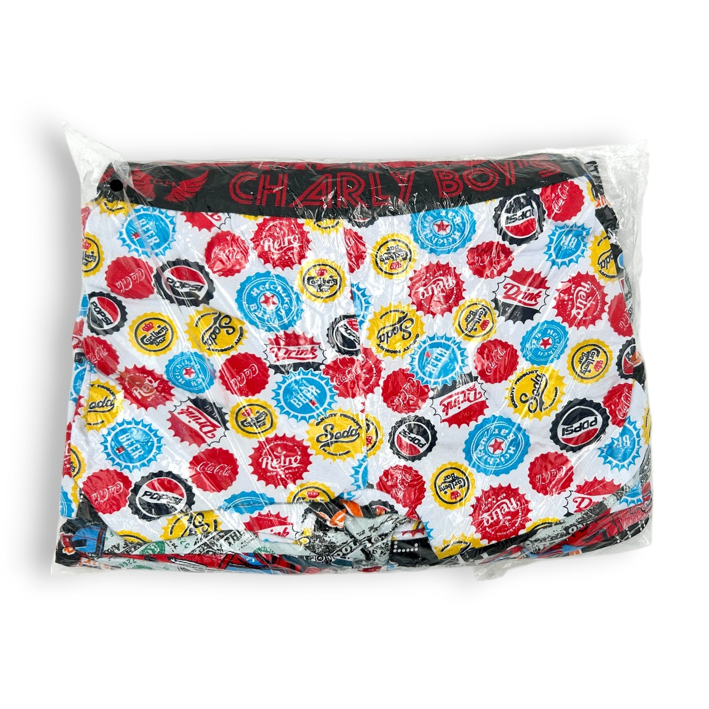 Biker de algodón estampado surtido infantil 2 a la 12 Charly paquete de 12