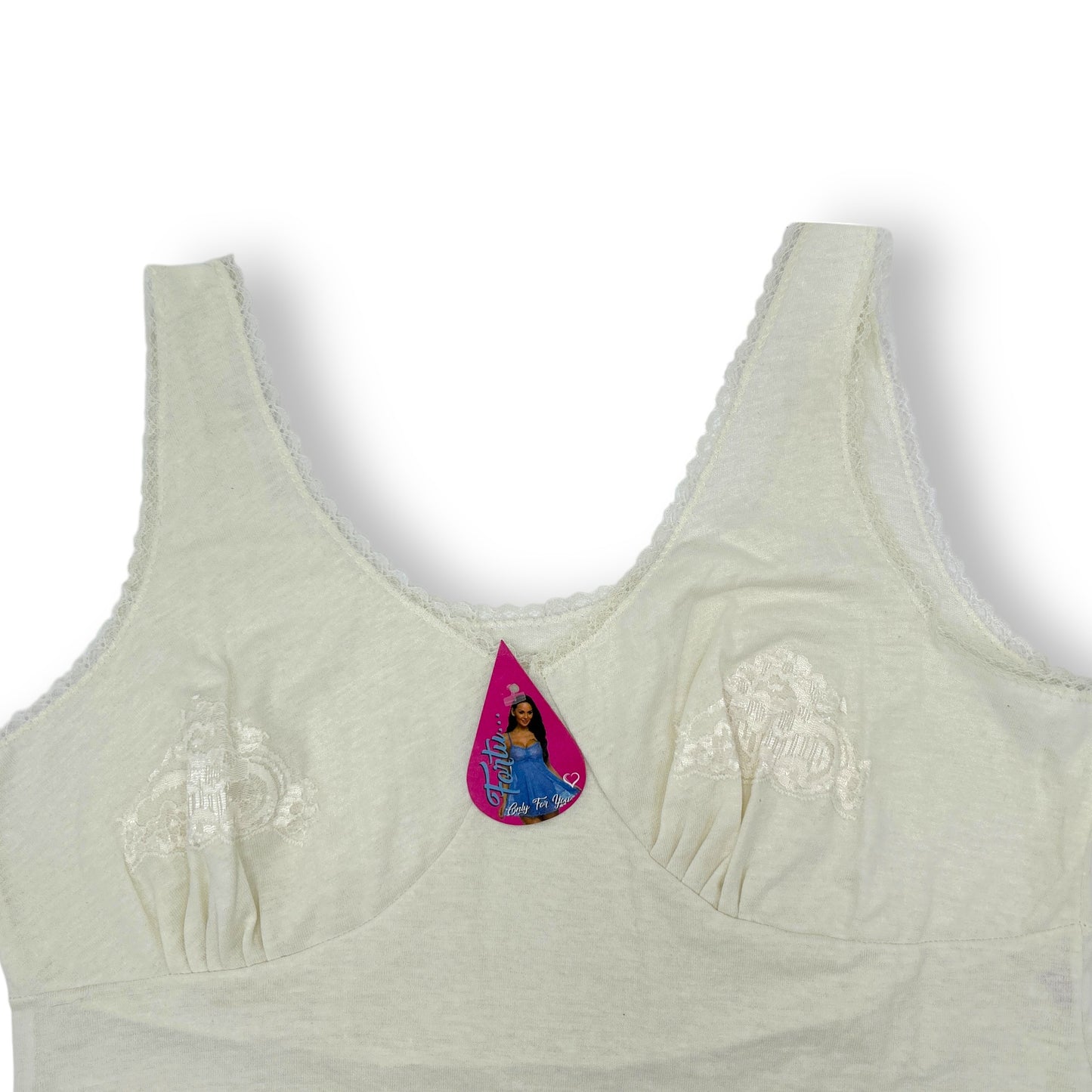 Camisón o fondo completo arriba de la rodilla de algodón dama