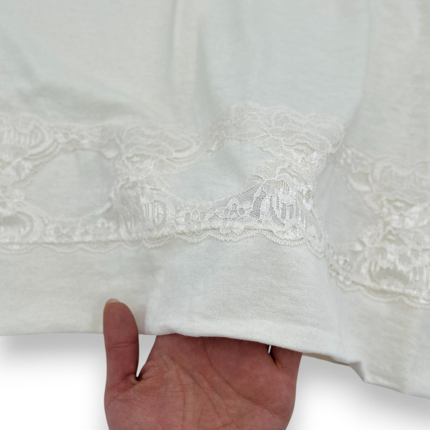 Camisón o fondo completo arriba de la rodilla de algodón dama