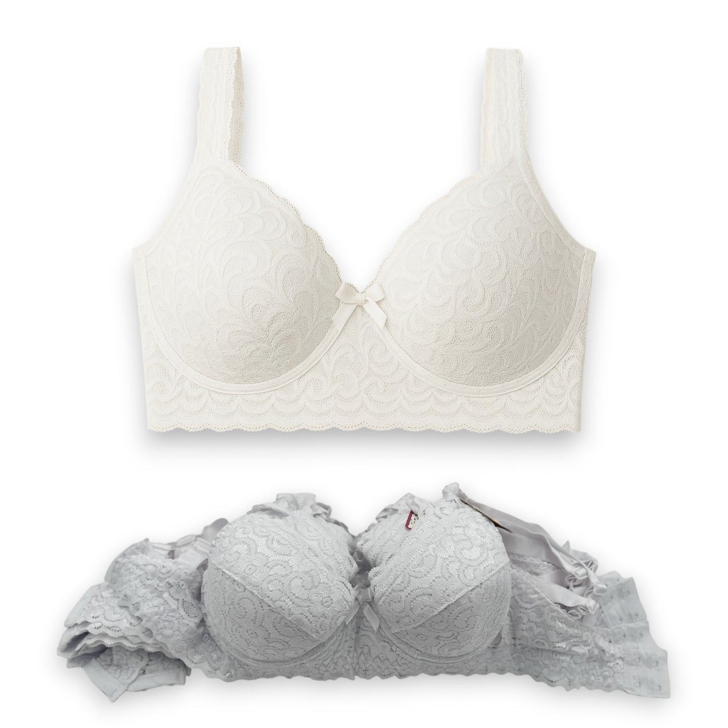 Brassier cuchilla de encaje con varilla Lauri Fem colores básicos paquete de 6
