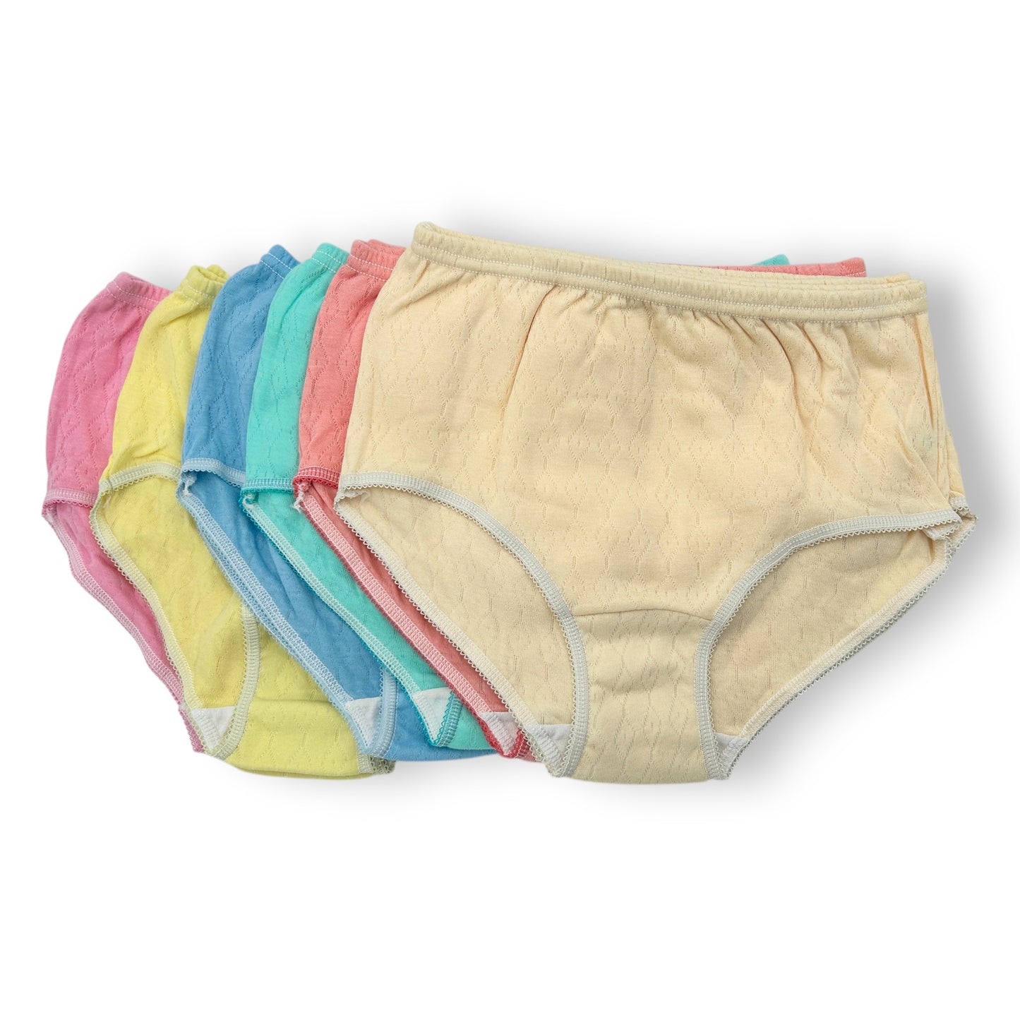 Pantaleta económica rombos algodón dama Jimmy paquete de 12
