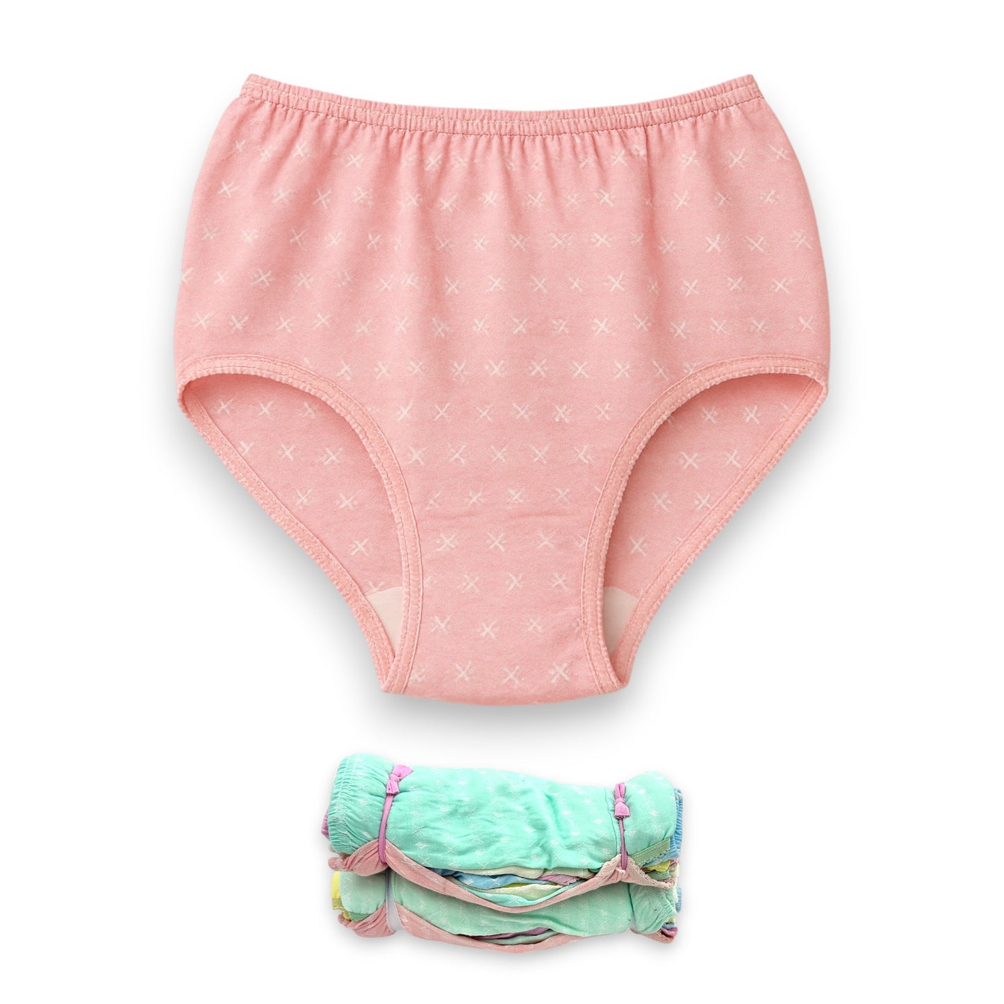 Pantaleta económica algodón con diseño dama Chavely paquete de 12