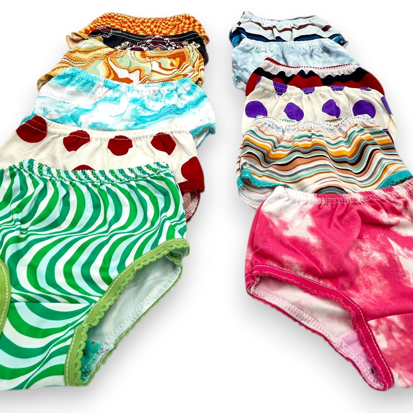 Pantaleta económica estampada niña Chavely paquete de 12