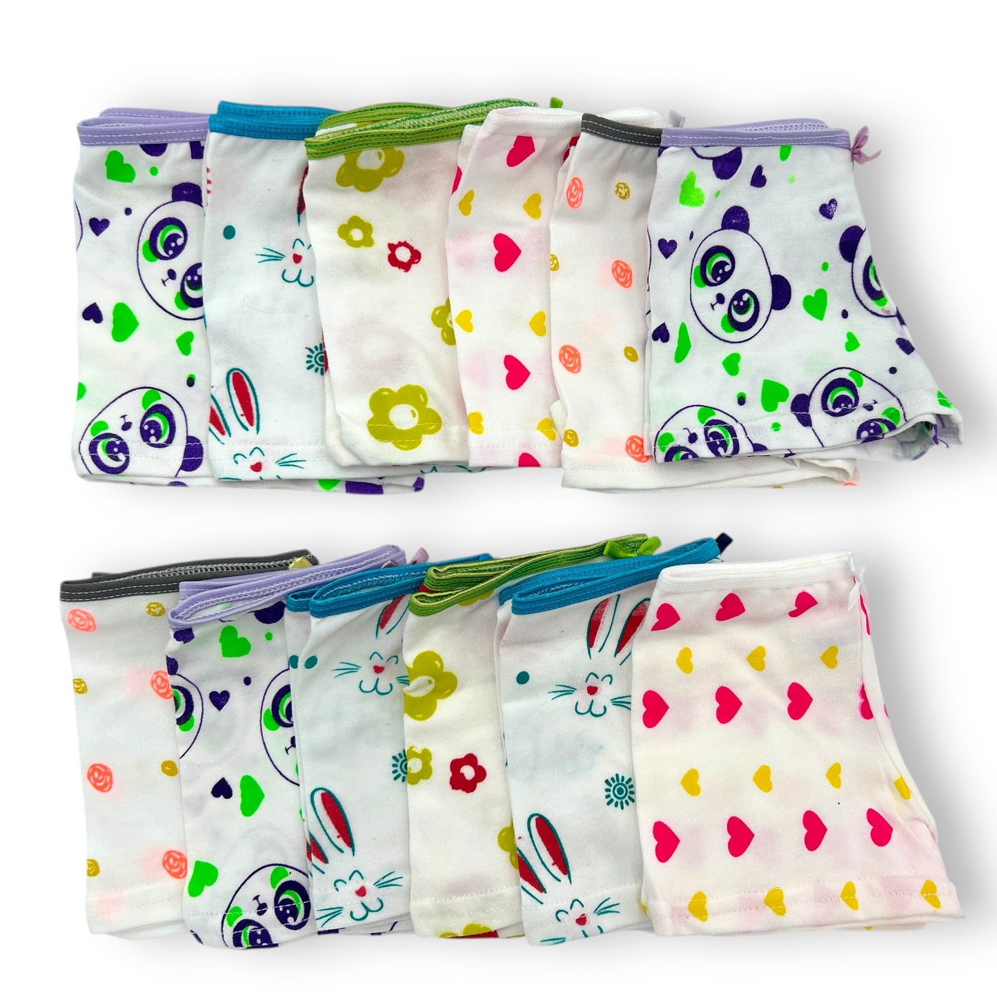 Boxer económico estampado niña Fedai paquete de 12