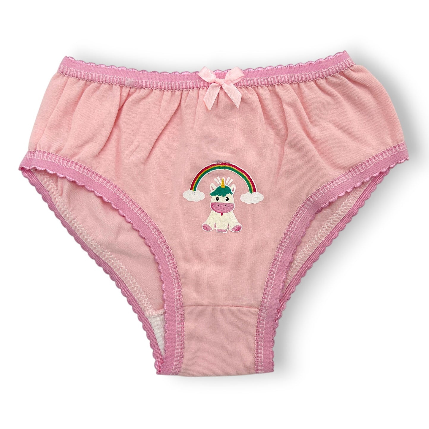 Pantaleta económica lisa niña Fedai paquete de 12