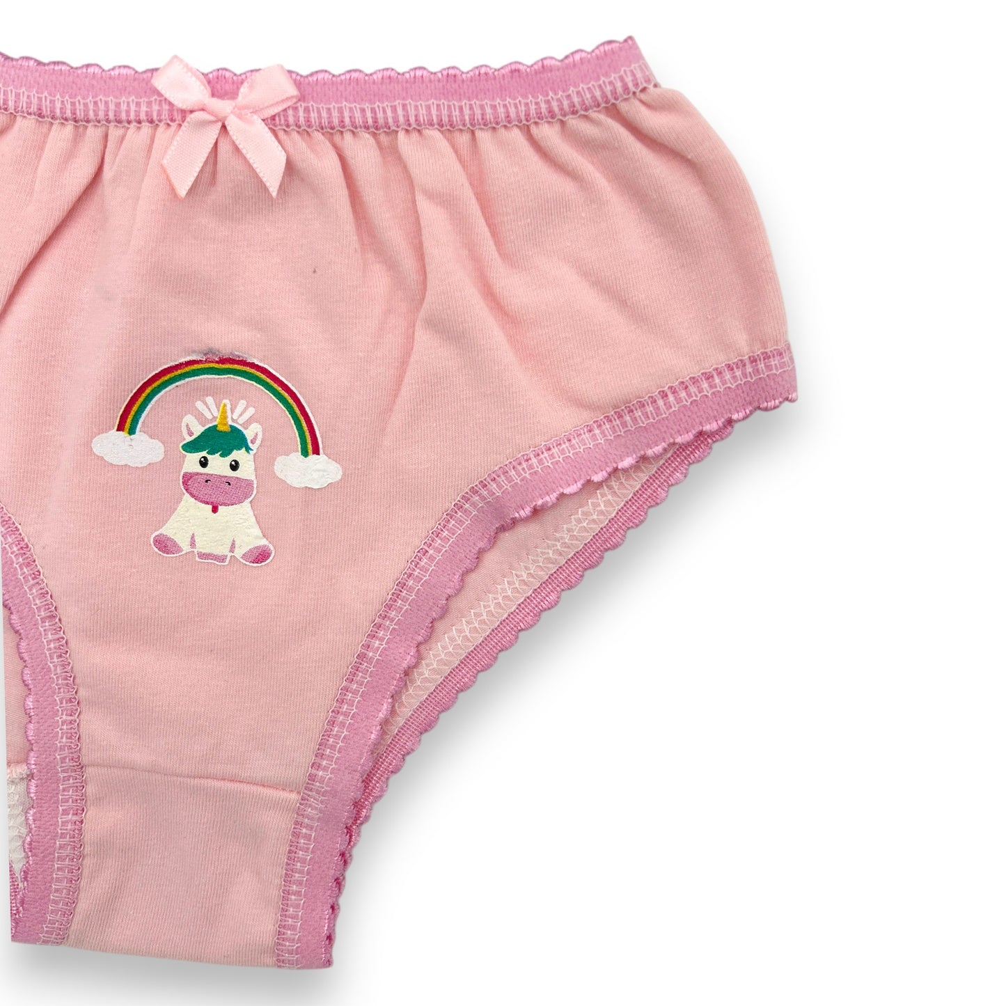 Pantaleta económica lisa niña Fedai paquete de 12