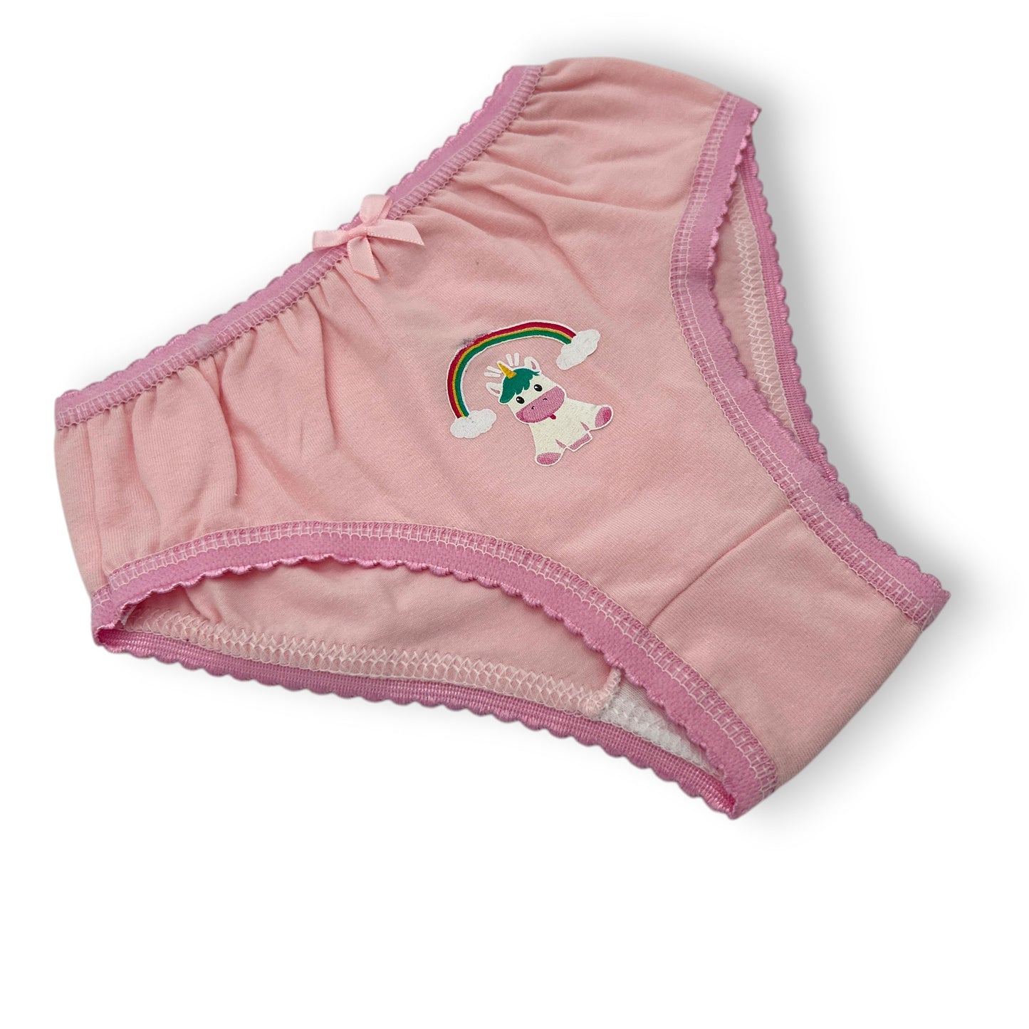 Pantaleta económica lisa niña Fedai paquete de 12