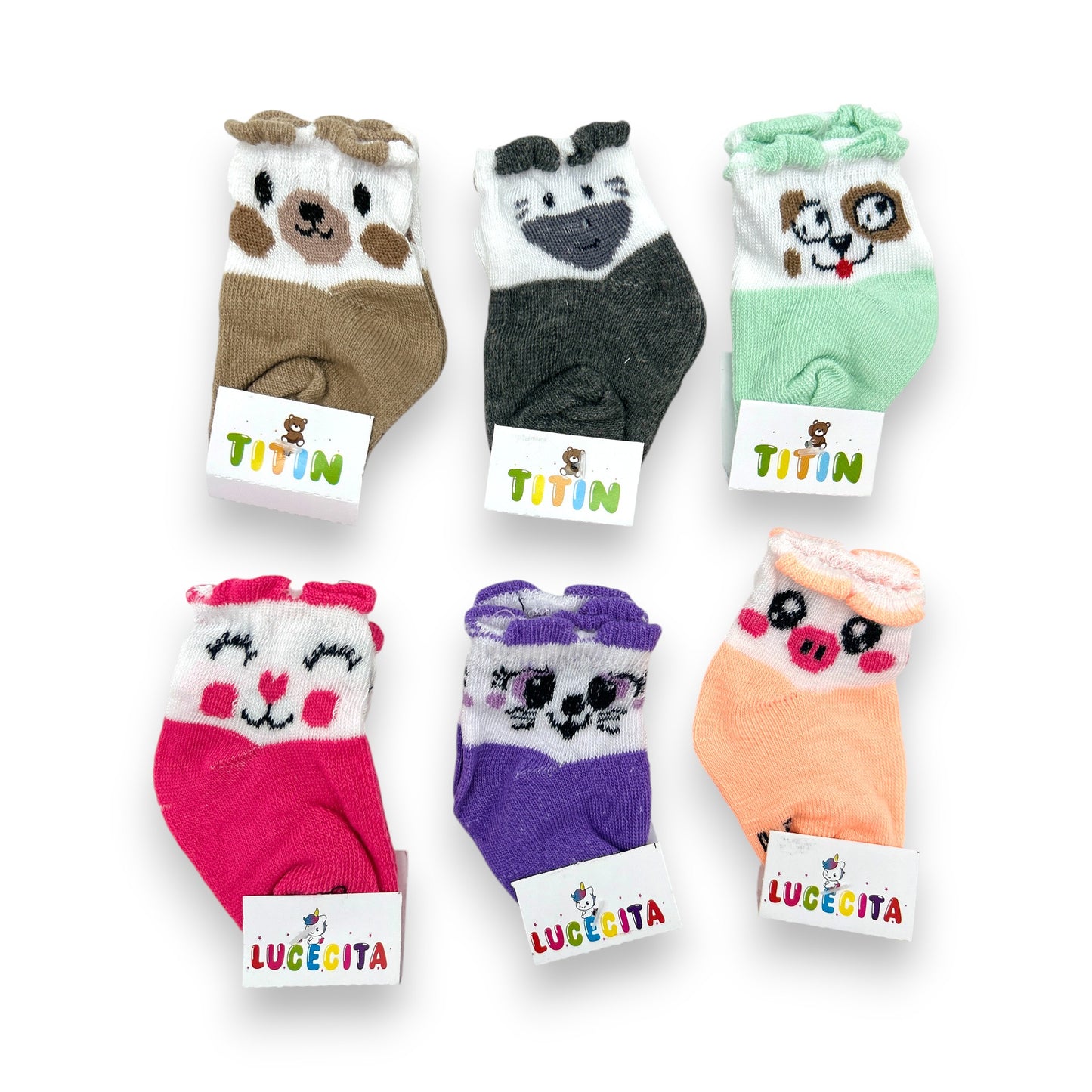 Tin orejas surtido unitalla bebe Lucecita Tintin paquete de 12