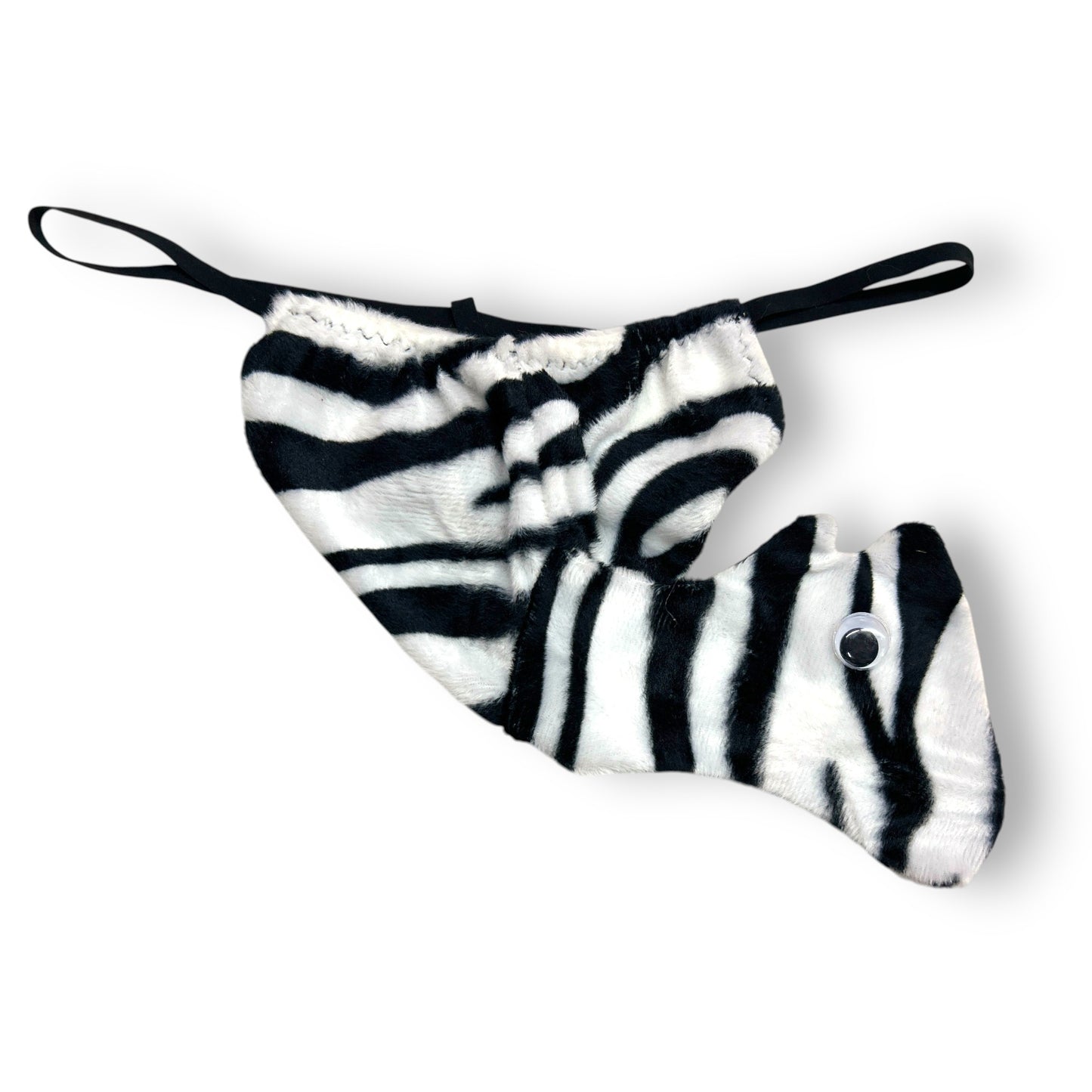 Tanga figura broma caballero unitalla de cebra