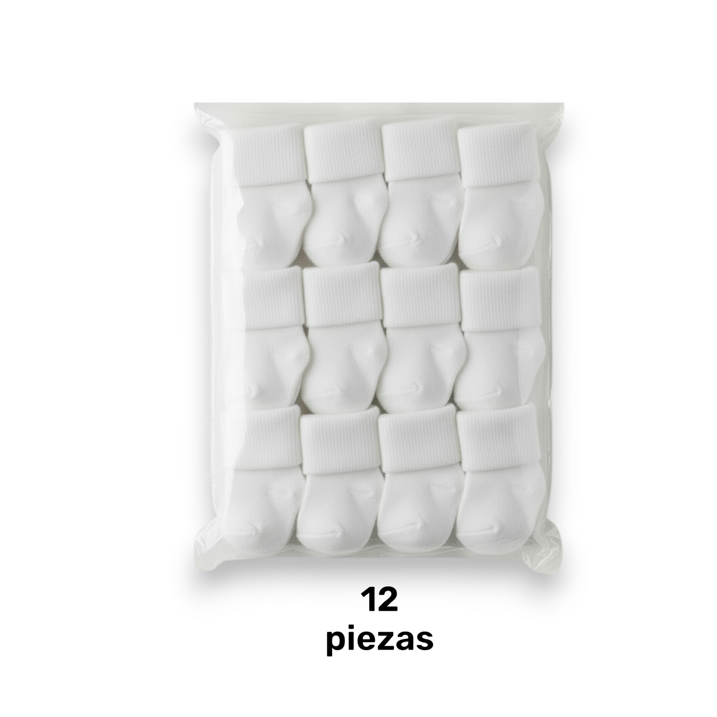 Tobillera blanca para Niño Dios paquete de 12