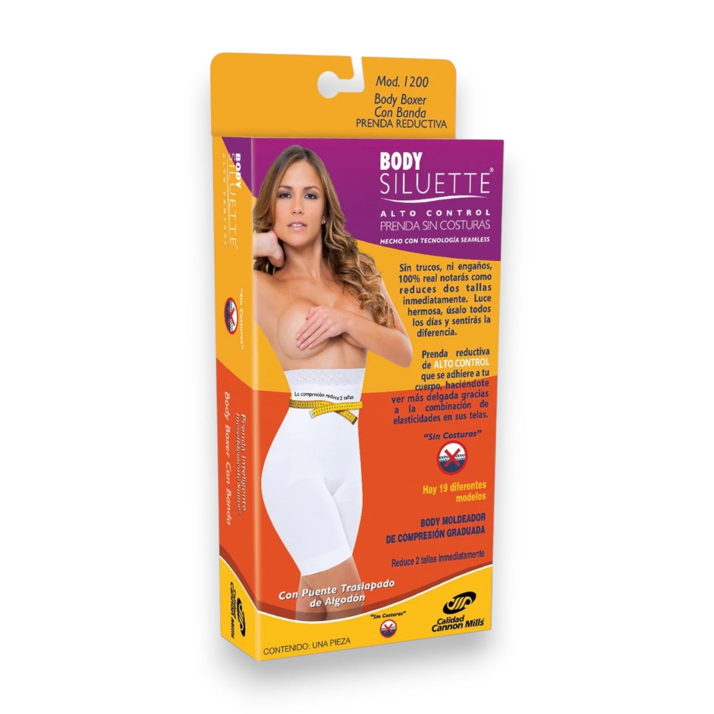 Faja bóxer con banda de silicón #1200 Body Siluette