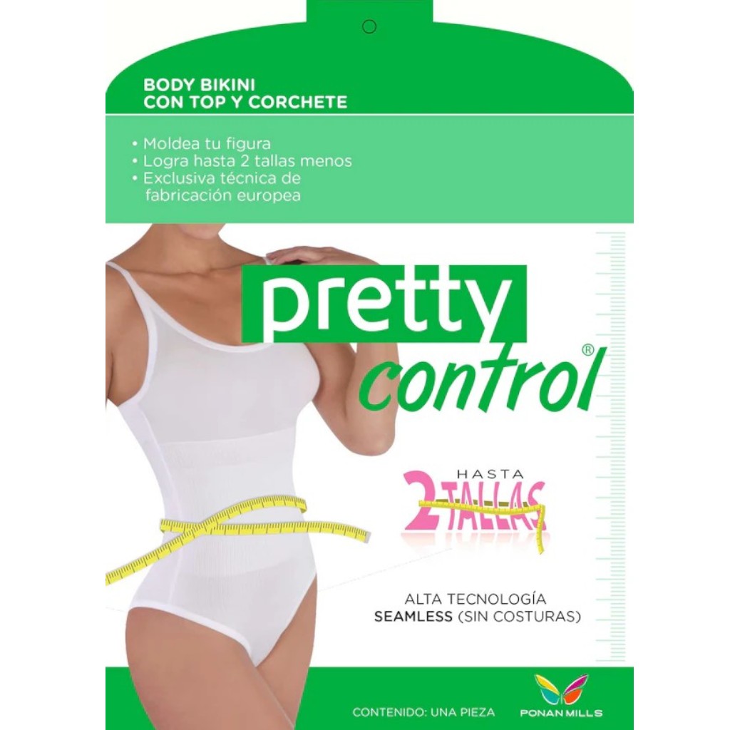 Faja body bikini con top y corchete #2110 Pretty Control