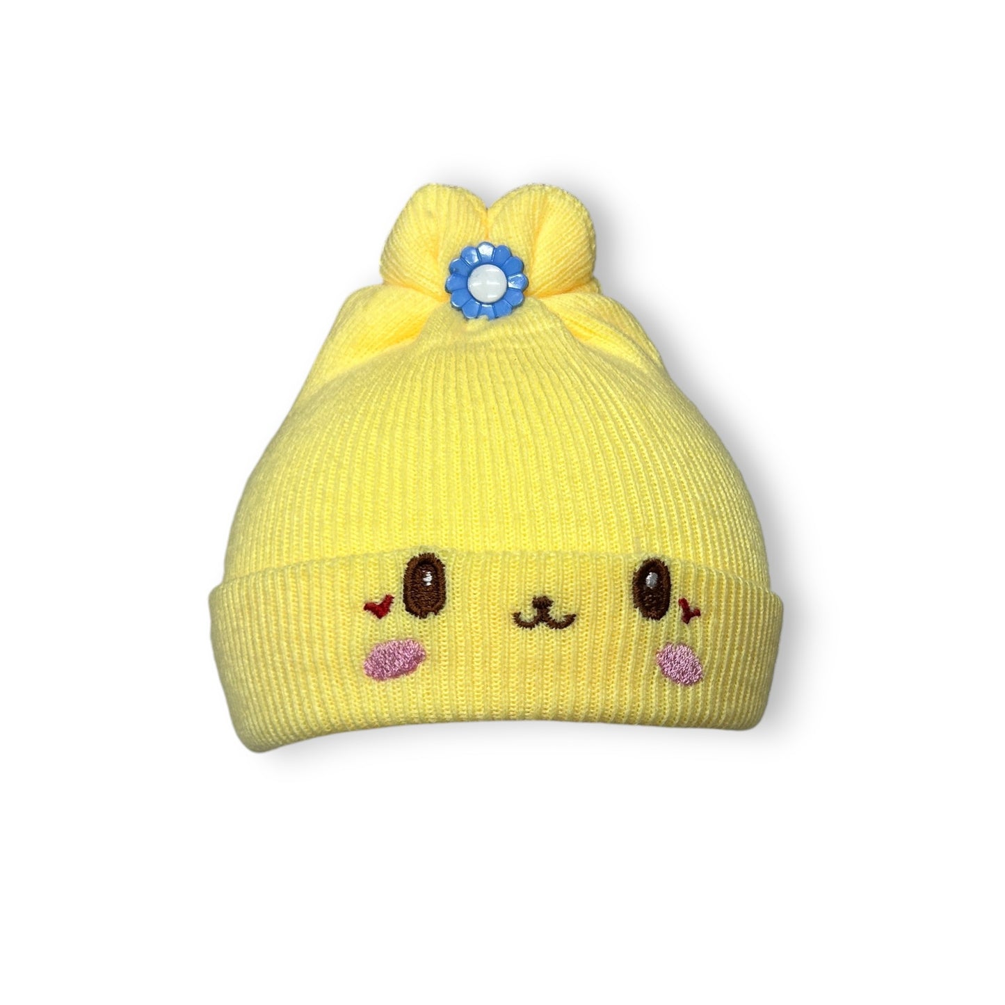 Gorro surtido con diseño bordado para bebe #34 Hello Baby paquete de 6