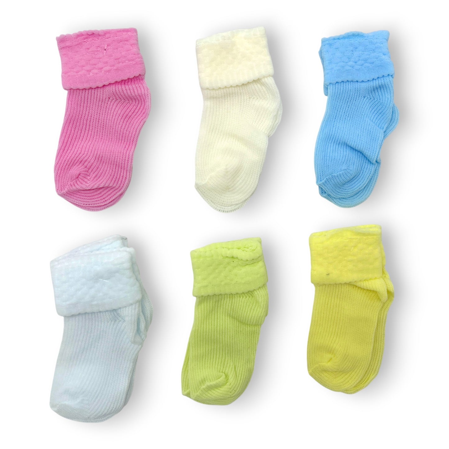 Tobillera de nylon surtido unitalla bebe Brilla paquete de 12