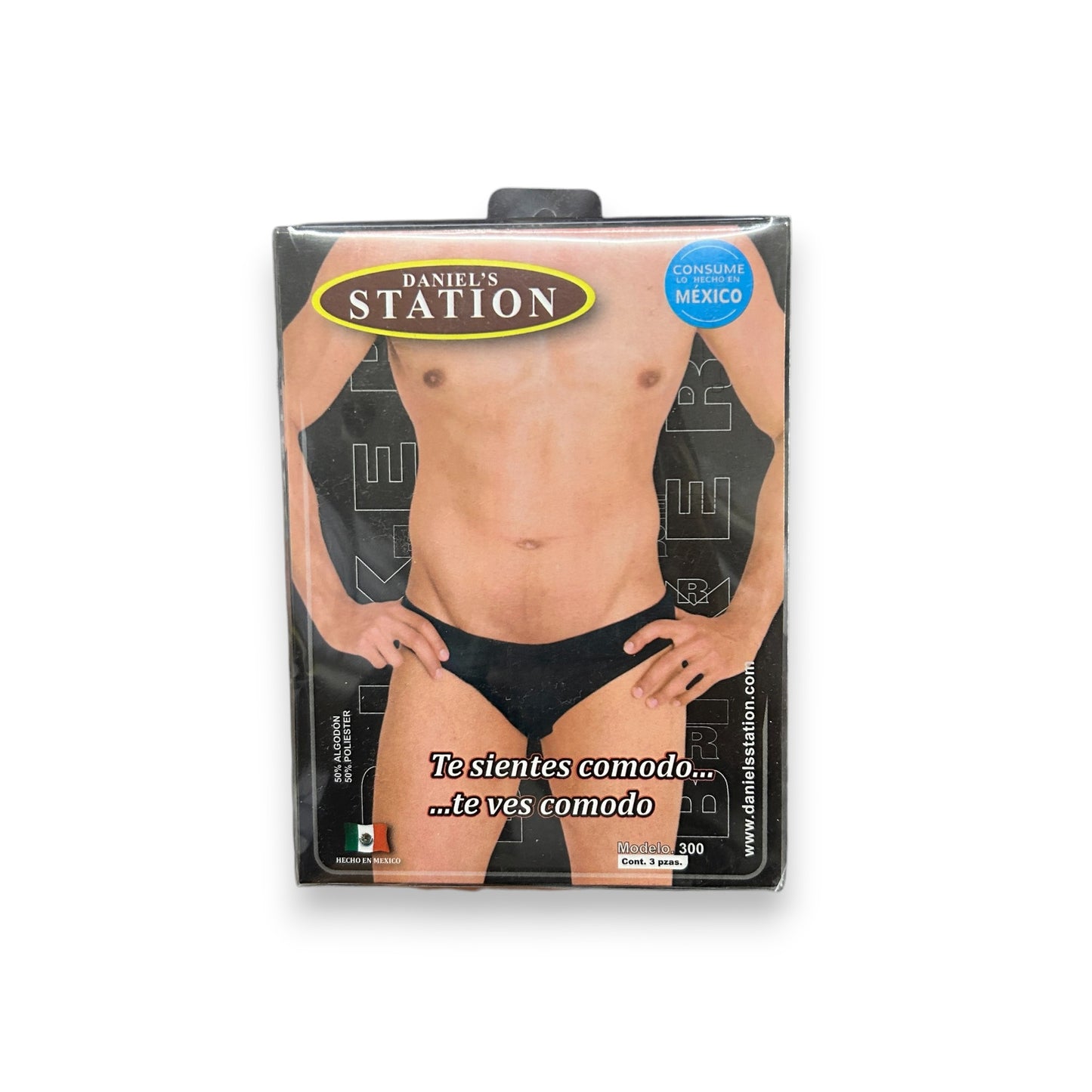 Bikini liso #300 caballero Station paquete de 3