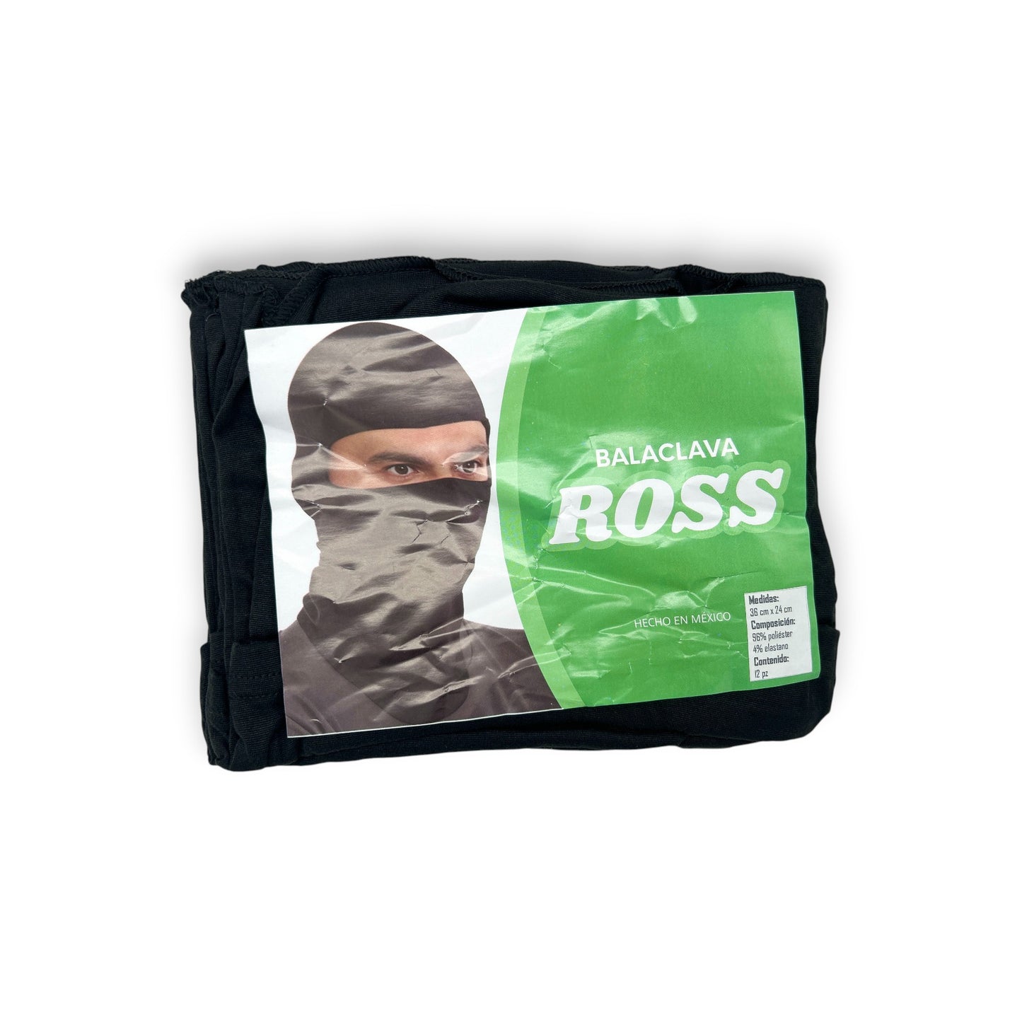 Capucha balaclava poliéster unitalla Ross paquete de 12