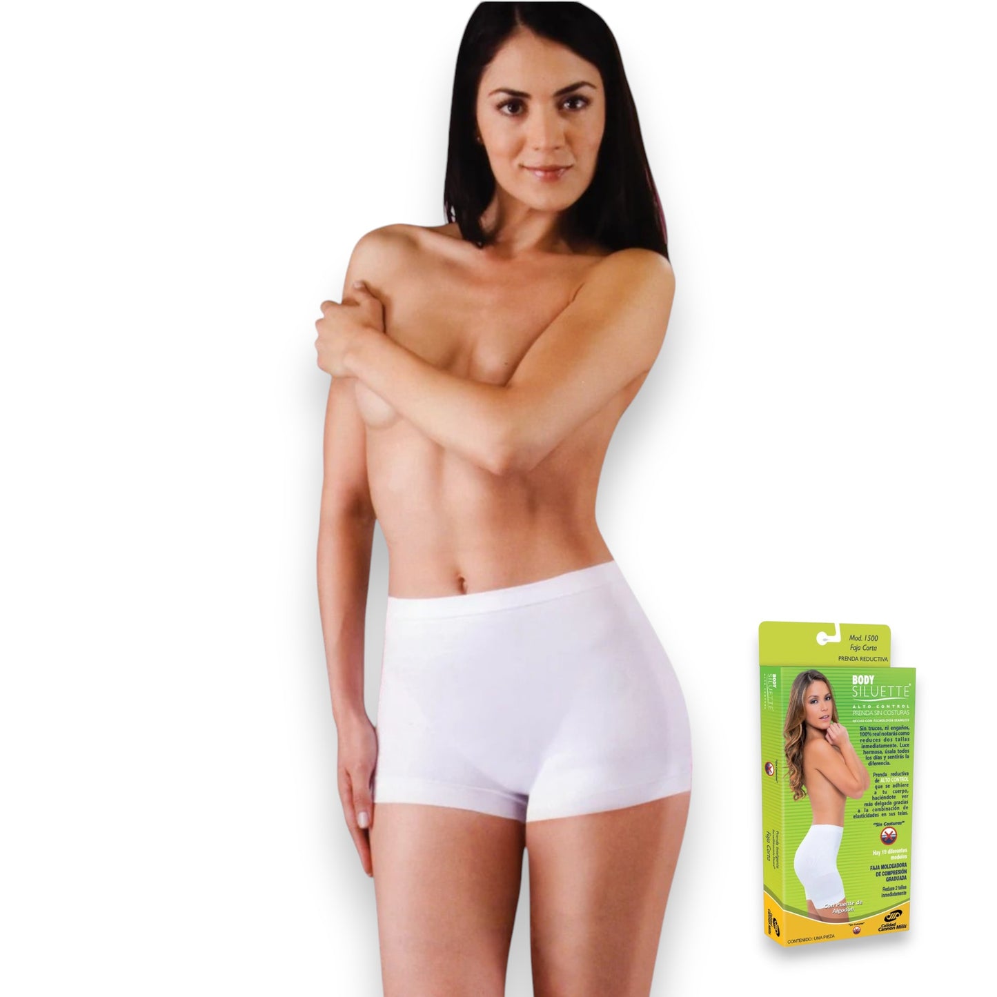 Faja boxer levanta glúteos #1500 Body Siluette