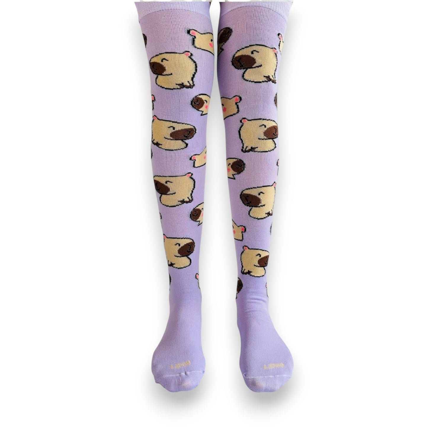 Calceta medieta de capybaras varios colores unitalla Leka